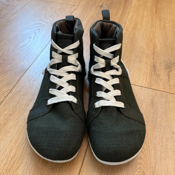 Xero Men's Toronto Green Canvas Barefoot High Top Sneakers (size 8.5) - Picture 3 of 7